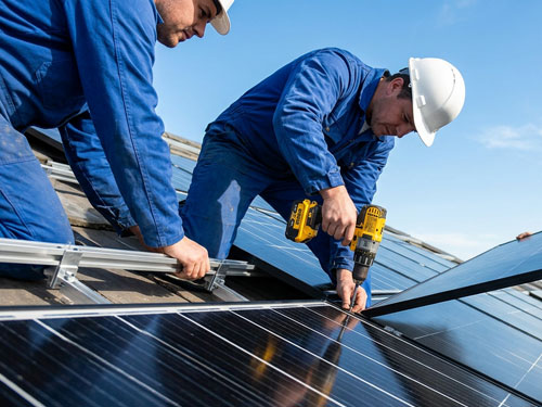 Hocheffiziente Photovoltaikmodule für Rauschenberg